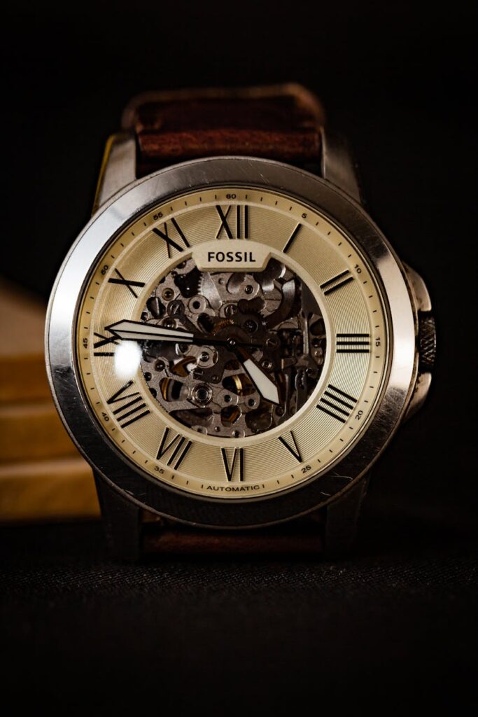 Gold Fossil Watches for Men