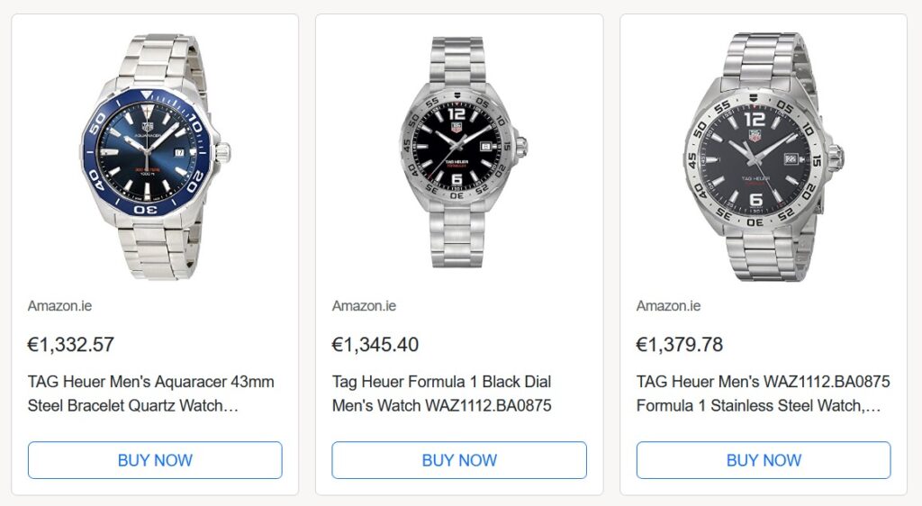 TAG Heuer Watch Shop Ireland