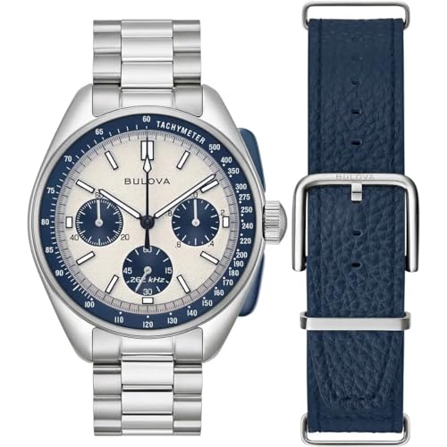 Bulova Men Analog Quartz Watch with Stainless Steel Strap 98K112, 2 Colour, Bracelet