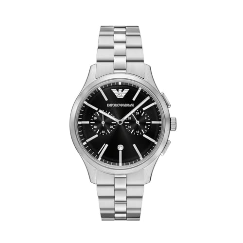 Emporio Armani Men's Chronograph Quartz Watch with Stainless Steel Strap AR11691