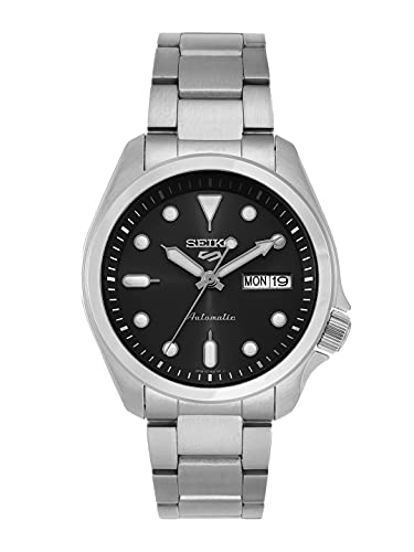 Seiko 5 Sports Mens Automatic Watch with Stainless Steel Bracelet SRPE55K1, bracelet