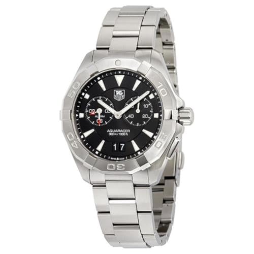 Tag Heuer Aquaracer Black Dial Stainless Steel Mens Watch WAY111Z.BA0928, bracelet