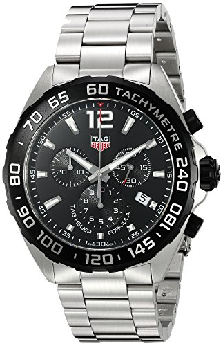 Tag Heuer CAZ1010.BA0842 Formula 1 Men's Steel Chronograph, black, Luxury