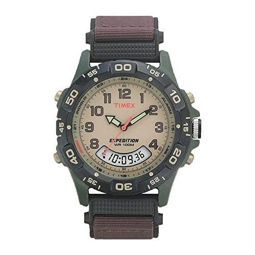 Timex Expedition Camper Men's 39 mm Watch, Beige/Brown, One Size, Strap