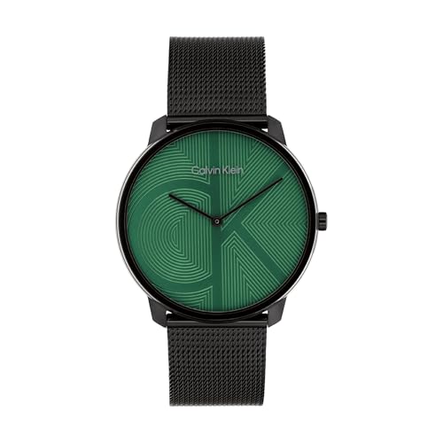 Calvin Klein Analogue Quartz Watch for Men and Women ICONIC Collection Available with Either a Link Stainless Steel Bracelet or a Mesh One
