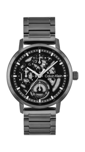 Calvin Klein Men's Gauge Grey IP Watch