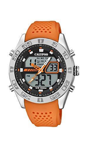CALYPSO Mens Analogue-Digital Quartz Watch with Plastic Strap K5774/1, Strap