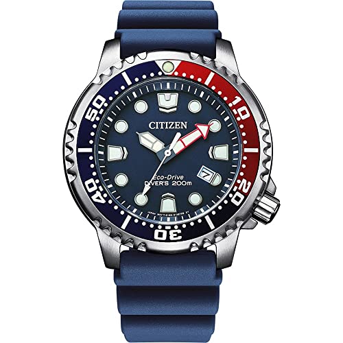 Citizen Men's Watch Analogue Eco-Drive 32024733, Blue, One Size, Sport