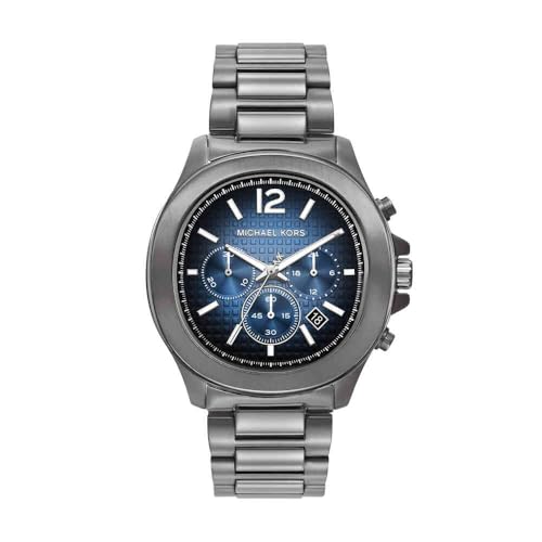 Michael Kors Men's Analog Quartz Watch with Stainless Steel Strap MK9213, Grey, bracelet