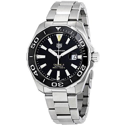 TAG HEUER Men's 43MM Steel Bracelet & CASE Automatic Watch WAY201A.BA0927, bracelet