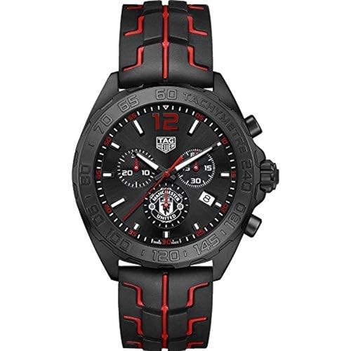 TAG Heuer Men's Formula 1 43mm Rubber Band Swiss Quartz Watch CAZ101J.FT8027, sport