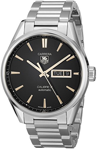TAG Heuer WAR201C.BA0723 Men's Watch, Black/Silver, Bracelet